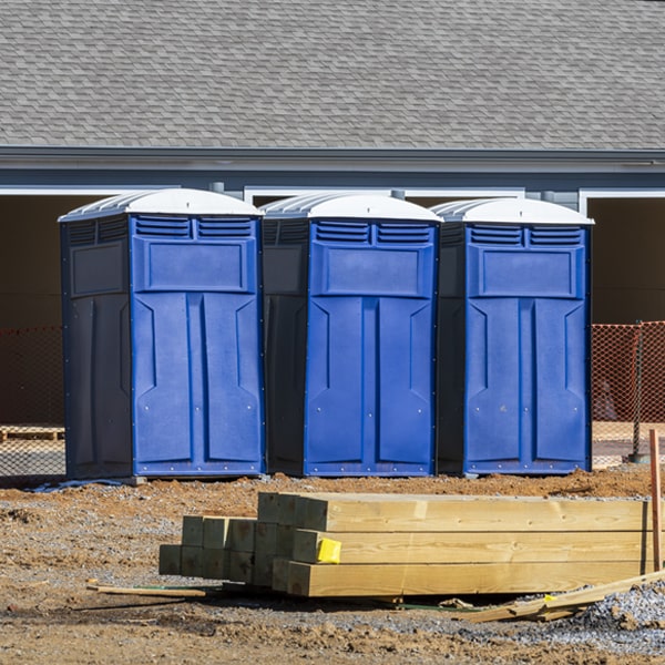 is there a specific order in which to place multiple porta potties in Doylestown